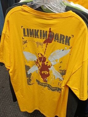 Linkin Park Hybrid Theory Graphic Tee - Yellow
